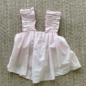 Zara Ruffle Sleeve Top